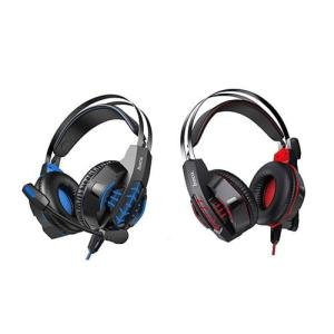 Hoco W102 Cool Tour Gaming Headset Blue+ Red Color