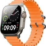 Microwear U10 Ultra Calling Smart Watch Orange Color