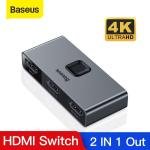 Baseus HDMI Splitter 4K 60Hz Bi-Direction HDMI Switch (CAHUB-BCOG