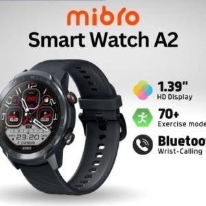 Mibro A2 calling smart watch Sporty looks Dual Straps Black