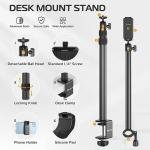 Overhead Desk Mount Stand For DSLR, DSLR & Ring Lights