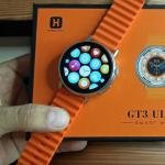 GT3 Ultra Smart Watch (Round Dial) Orange Color