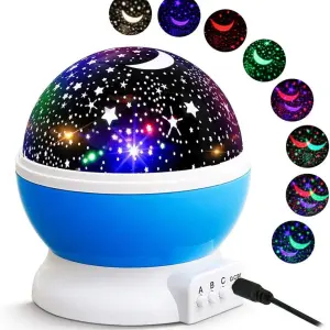 Star Master Dream Rotating Projection Lamp – Color Depends on Availability