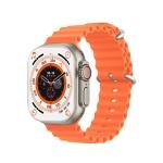 Newest T800 Ultra Smartwatch Series 8 with Wireless Charging - Black & Orange Color