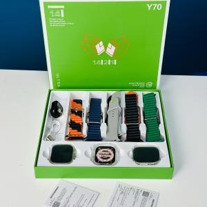 Y70 Ultra Couple Smartwatch With 13 Straps + Digital Tazbi